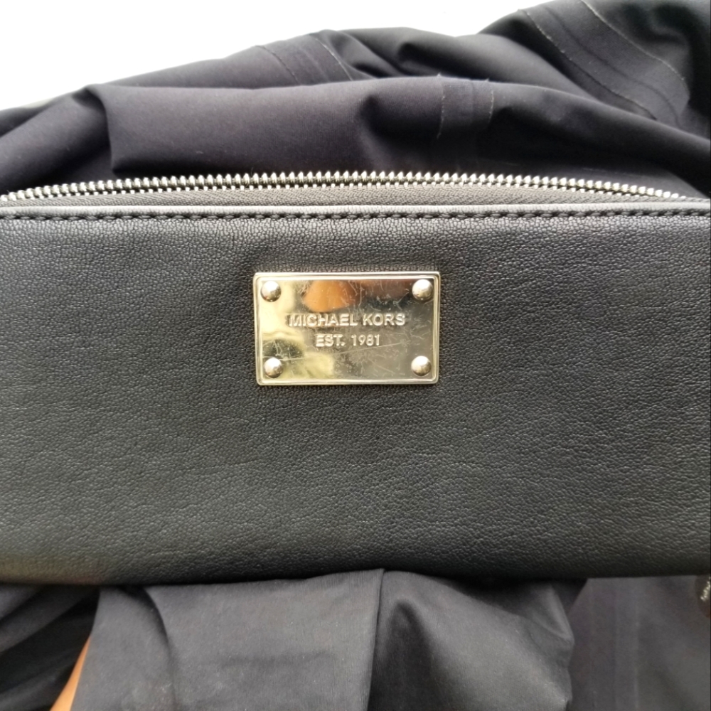 Michael Kors Black Leather Clutch Wallet